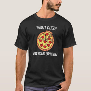 Pizza For Men Women Pizza Chef Pepperoni Foodie T-Shirt