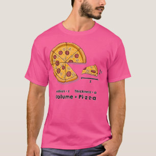 Pizza formule science cheese mushrooms bacon T-Shirt