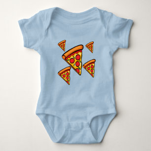 Pizza Friday Design - Baby Jersey Bodysuit