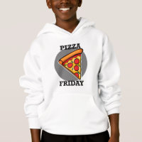 Pizza Friday Design - Kids' Pullover Hoodie