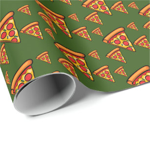 Pizza Friday Design - Matte Wrapping Paper