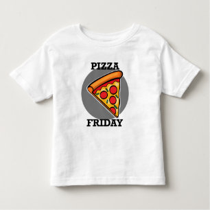 Pizza Friday Design - Toddler Fine Jersey T-Shirt