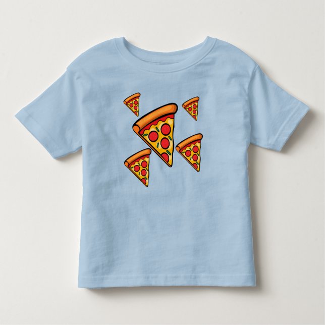 Pizza Friday Design - Toddler Fine Jersey T-Shirt (Front)