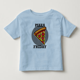 Pizza Friday Design - Toddler Fine Jersey T-Shirt