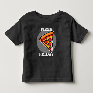 Pizza Friday Design - Toddler Fine Jersey T-Shirt