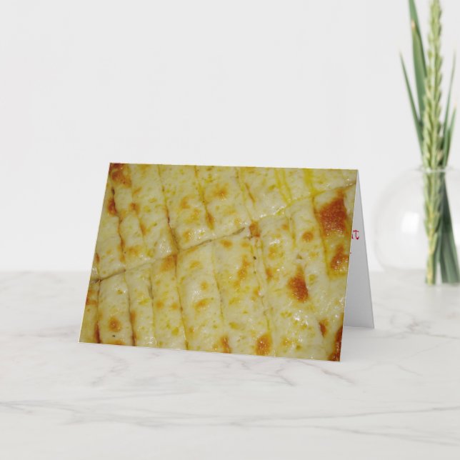 "Pizza Frie" Birthday Card (Front)