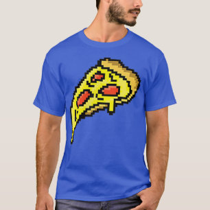 Pizza Funny Fast Food Piel Art Video Gamer Gaming T-Shirt