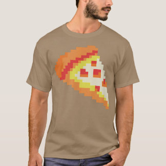 Pizza Funny Fast Food Piel Art Video Gamer Gaming T-Shirt