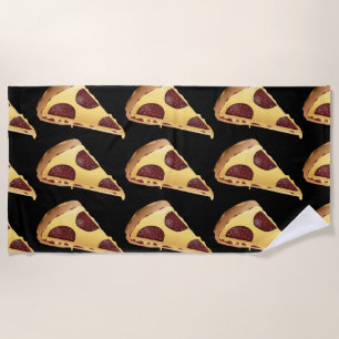 PIZZA FUNNY UNIQUE Beach Towels