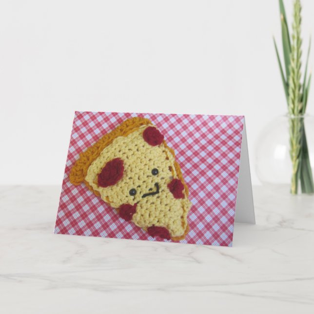 Pizza greeting card (Front)