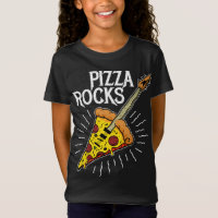 Pizza Guitar - Funny Pizza Rocks