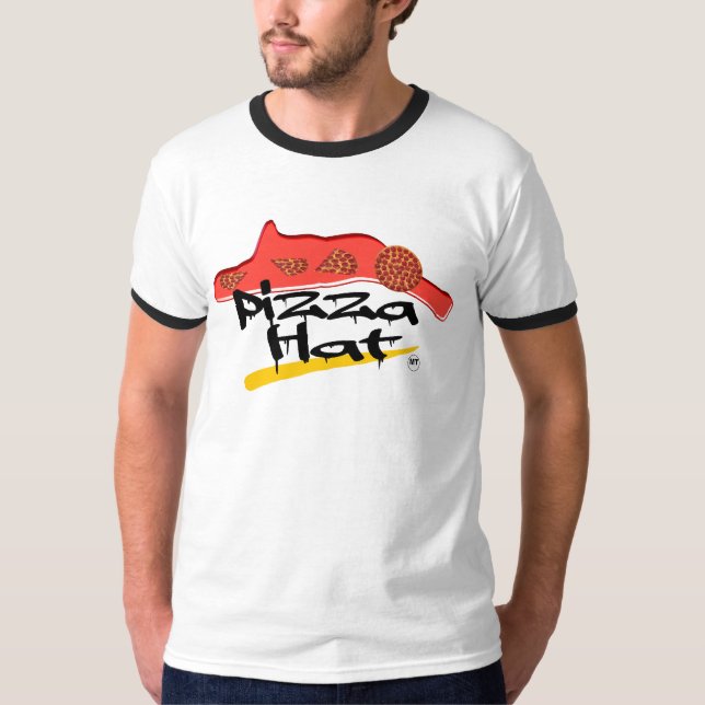 Pizza Hat T T-Shirt (Front)