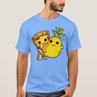 Pizza Hawaii lovers dancing pose Pineapple and Pi T-Shirt