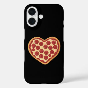 Pizza Heart Shaped Cute Valentine's Day iPhone 16 Case