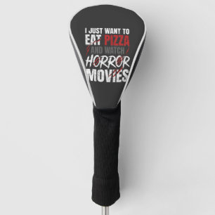 Pizza Horror Movies Halloween Design_1 Golf Head Cover