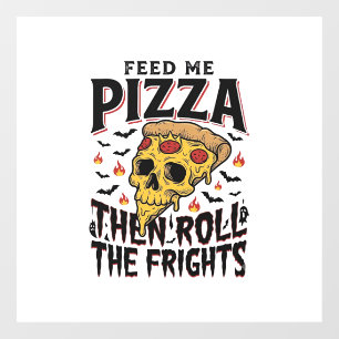 Pizza Horror Shirt Vintage Engraving Movie Night D