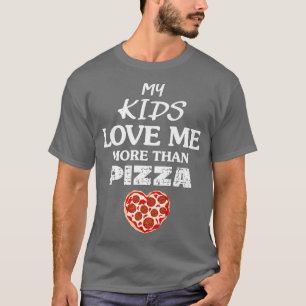 Pizza i Fathers Day Father Gift Dad Funny for Men T-Shirt
