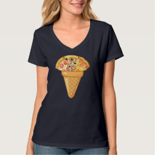 PIZZA ICE CREAM - FUNNY FAST FOOD AND ICE CREAM CO T-Shirt