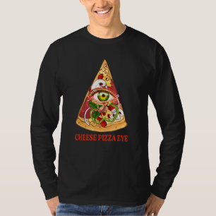 Pizza Illuminati All Seeing Eye T-Shirt