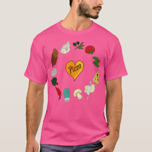 Pizza Ingredients 4 T-Shirt