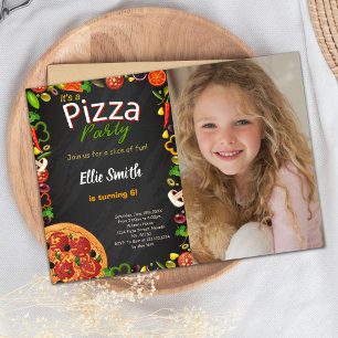 Pizza Invitations with photo
