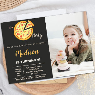 Pizza Invitations with photo