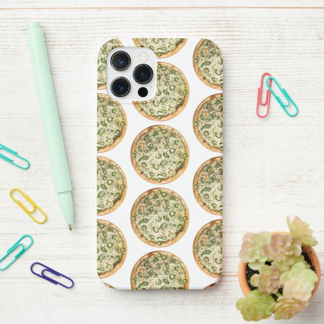 Pizza iPhone Case (On Desk)