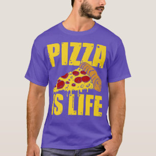 Pizza Is Life Cheese And Pepperoni Pizza Lover 173 T-Shirt
