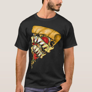 Pizza Is Life Cheese Lover Foodie  T-Shirt