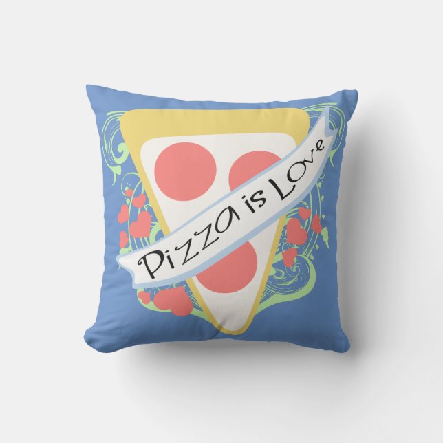 Pizza is Love Cushion (Front)