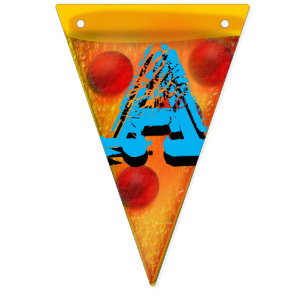 Pizza Is My Bae Pizza Party Bunting Pendants