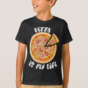 Pizza is My Life Pizza Lover Funny Foodie T-Shirt