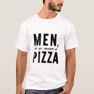 Pizza Is My Spirit Animal Funny Minimalist Men’s T T-Shirt