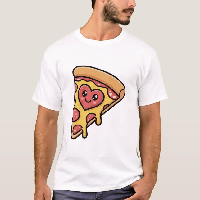 Pizza is My Valentine Shirt (Front)