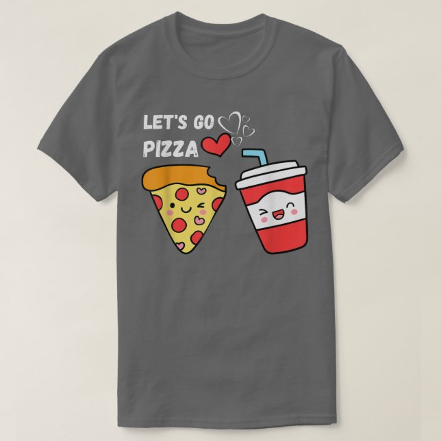 Pizza Is My Valentines3854 T-Shirt (Design Front)
