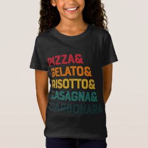 Pizza Italian Iconic Food Italy Famous Dish Foodie T-Shirt