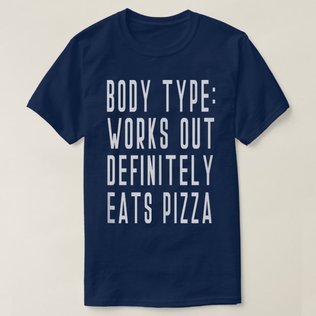 Pizza Italian Italy Funny Yoga Exercise Barre Spor T-Shirt (Design Front)