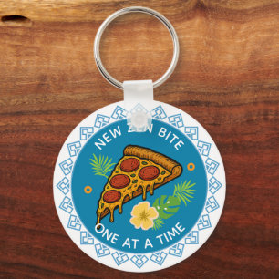 pizza key ring