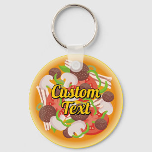 Pizza Keychain