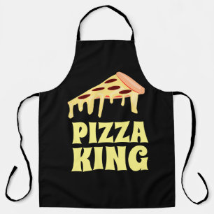 PIZZA KING DAD FATHER'S DAY KITCHEN APRON