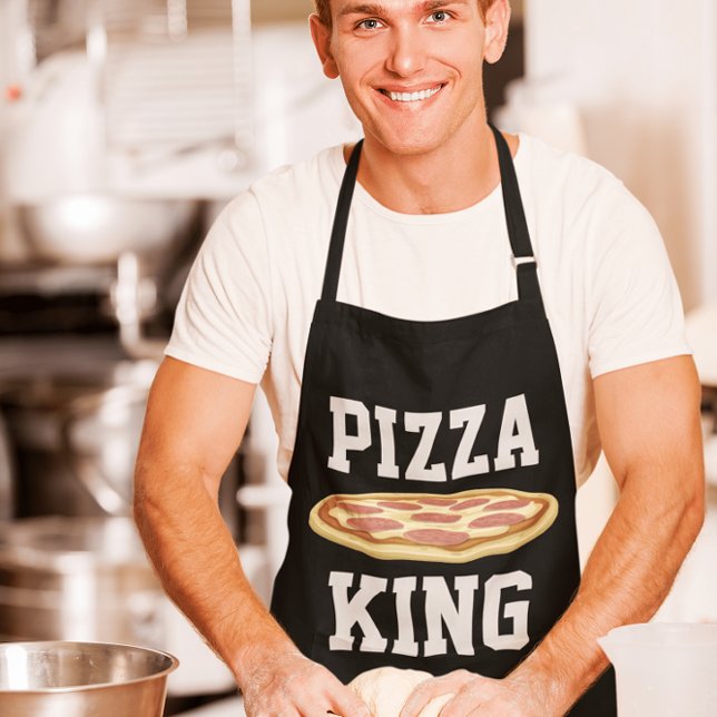 PIZZA KING DAD KITCHEN APRON (Creator Uploaded)