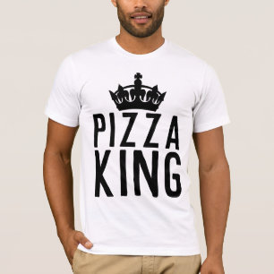 PIZZA KING Men's Funny T-Shirts