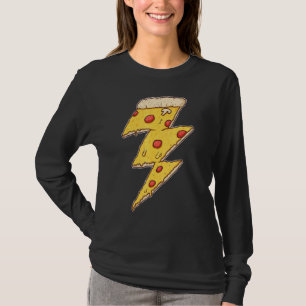Pizza Lightning Pizza Eating Italian Food Pizza Fa T-Shirt