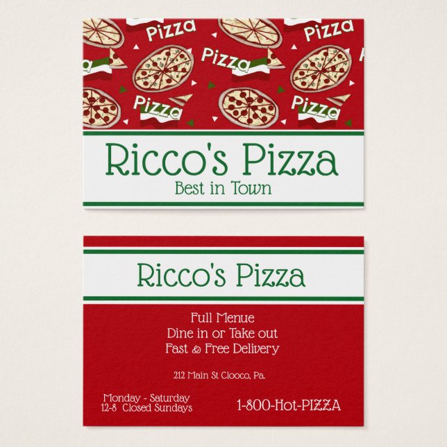 Pizza Love (Front & Back)