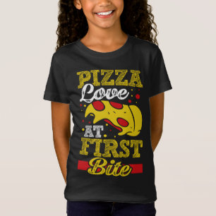 Pizza Love At First Bite T-Shirt
