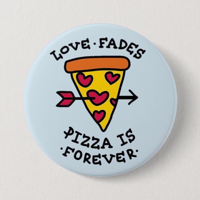 Pizza Love Button (Front)