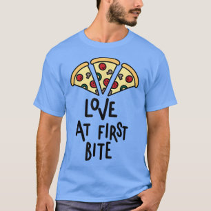 Pizza Love first Bite T-Shirt