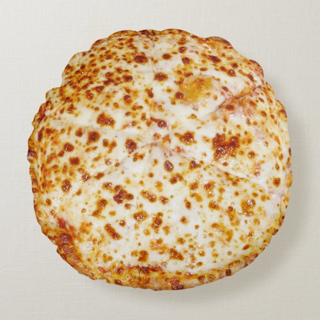 Pizza lover funny Italian food foodie cute Round Cushion (Front)