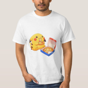Pizza Lover Pikachu (pokemon) T-Shirt