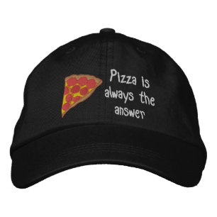 Pizza Lovers Embroidered Cap